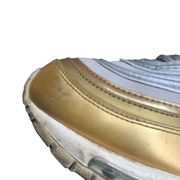 Rare 2018 Nike Air 97 Vast Grey Metallic Gold Size 9 - Picture 10 of 16